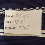 Ann Taylor  Navy and White Striped Sheath Dress Size 0 Navy Stripe Dress Photo 1