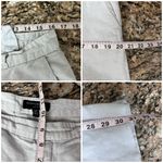 Banana Republic Ivory Linen Wide Leg Pants Women’s 10 | Coastal Beach Preppy Photo 3