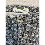 Anthropologie Bowery Pants Women's 8. 12 R White Pineapple Print Crop Photo 6