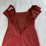 Newport News Easy Style Sheath Dress Womens 4P Orange Y2K VTG Party Office Work Photo 11