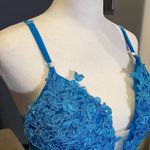 Women’s Blue Prom Party Dress Full Length with Leg Slit 4 **READ DESCRIPTION Photo 6