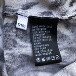 August Silk  Cardigan Sweater Black Silver Long Sleeve Top Women's Petite Large Photo 9