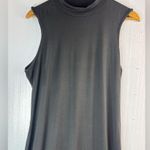 Absolutely It 2X High Neck Sleeveless Black Maxi Dress Loungewear Photo 2