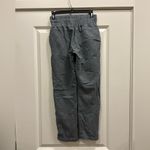 Satva  Mala Cotton Jogger in Steel Grey with Tapered Zipped Cuffs - size M Photo 2