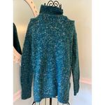Loft Lou & Grey  Mock Neck Green Oversized Sweater XS Extra Small NWT Photo 1