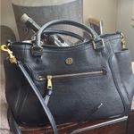 Tory Burch Authentic Pebbled leather Leather magnetic snap Crosby/satchel Photo 6