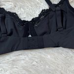 SKIMS  Fits Everybody Lace Underwire Bra Onyx Size 38C Photo 5