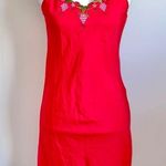 Strawberry Dream Silk Blend Slip Dress Red Photo 6