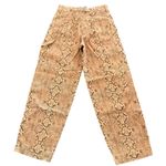 Anthropologie DAMSON MADDER Drew Cargo Jeans Snakeskin Print Size 4 NEW Photo 5