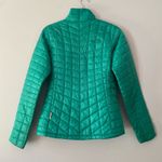 The North Face  Green Blue Emerald Thermoball Puffer Jacket Coat Women's size XS Photo 5