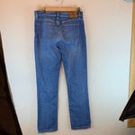 Ralph Lauren Women's classic straight jean sz 8 medium wash midrise work *flaw Blue Photo 2