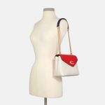 Coach NWT  Red and White Leather Crossbody Bag Photo 1