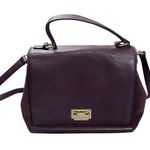 Kate Spade Magnolia Park Satchel Bag Aubergine Dark Purple Photo 12