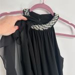 Cache Vintage ’ Women’s Knee Length Beaded Neck Dress Photo 3