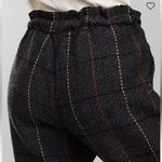 HYFVE π Plaid Herringbone Taper Paper bag pants Large Photo 2