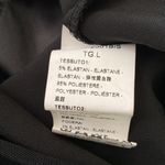 VAN CALOEN Black Sheer Illusion Peplum Sheath‎ Dress Made in Italy Size M Size M Photo 5