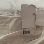 Zadig & Voltaire Women’s Tunisien Skull Strass Beaded Henley White Cotton Top Photo 11