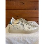 Zadig & Voltaire  La Flash British Floral Graffiti Print Sneaker Sz 39 (8.5-9) Wo Photo 1