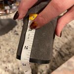 Corso Como  Charcoal Suede NWOB Pull On Ankle Booties w/ Tie Detail Block Heel Photo 10