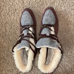 Sorel  Maroon and Gray Winter Boots Photo 5