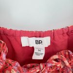 BP Tie Front Daisy Floral Mini Dress Women's Size Medium Short Sleeve Tie Front Photo 3