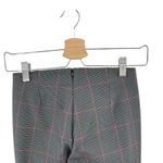 Rag and Bone  Simone‎ Check Pant Grey Multi Red Plaid Check Size 00 Photo 7