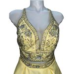 Splash PROM by Landa Elegant Yellow Evening Gown size 8 runs small. New Photo 6