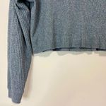 American Eagle Womens Soft and Sexy Collection Sweater V-neck Blue/Gray XS Photo 2
