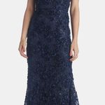 XScape Navy Prom Dress Photo 0