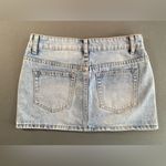 SheIn ‎ Lightwashed Jean Mini Skirt Size Small Photo 3