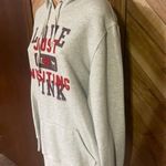 PINK - Victoria's Secret VS PINK Love Pink Just Visiting Size Medium Long Hoodie Photo 5