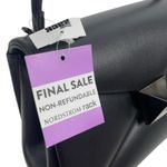 Valentino Garavani One Stud Small Top Handle Leather Flap Bag Black Photo 15