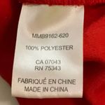 Amaryllis Red Bell Sleeved Top Holiday Party Christmas Casual Boho Renaissance Photo 9