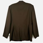 Bill Blass Vintage  Women’s Suit Jacket Sz 12 Dark Academia Minimalism 90’s Brown Photo 1