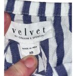 Velvet by Graham & Spencer Jene Women’s Striped Shirt Off Photo 3