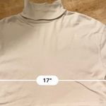 ZARA  Women’s Small Beige Crop Turtleneck Short‎ Sleeve Top Photo 6