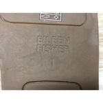 Eileen Fisher D'Orsay Lee Espadrille Sandals Women's Pink Leather Back Zip Photo 5