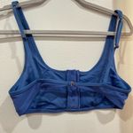 frankie's bikinis  ribbed Henley button blue bikini top Photo 2