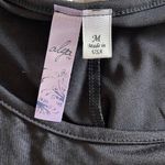 Alya  Women's Shirt Dress Round Neck Ruffled Midi Bell Sleeve Black‎ Size Medium Photo 5