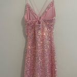 B. Smart light pink sequin mini dress hoco Photo 2
