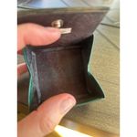 Vintage rare small coin pouch tooled leather rooster artsy western vibes Orange Photo 6