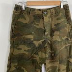 BLANK NYC Womens Camo Capri Pants Size 27 Linen Blend Cropped Grunge Gorpcore Photo 3