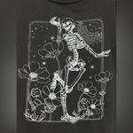 Hot Topic  Women’s Dancing Skeleton Floral T Shirt Photo 1