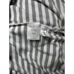 NY & Company Striped Hooded Maxi Dress with Drawstring V Photo 4