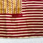 Calvin Klein  Red Tan Beige Vintage Silk Japan Multi Square Stripe Scarf With Tag Photo 2