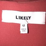 Likely  Solace Coral Long Sleeve Fitted Cut Out Mini Dress Size 12 Photo 6