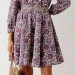 J.Crew Palermo Smocked Waist Mini Dress 100% Linen Size MT Photo 0