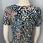 Christian Siriano Multicolor Animal Print Tunic Shift Shirt Dress Black Size M Photo 5