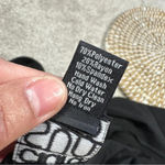 Clara Sun Woo Open Front Drape Cardigan Jacket Faux Leather Knit Goth in Black M Size M Photo 9