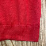 Pendleton  Red Mock Neck Cotton Sweater Womens Small Petite Photo 6